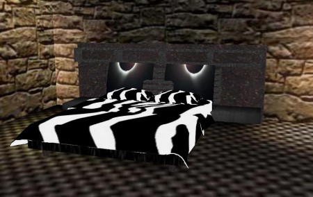 Black bed erotic